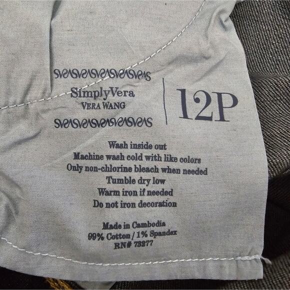 Simply Vera Vera Wang Boot Cut Jeans - Picture 5 of 5